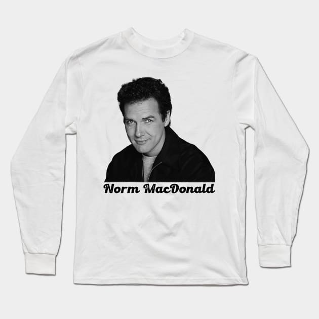 Norm MacDonald Long Sleeve T-Shirt by Knockbackhaunt